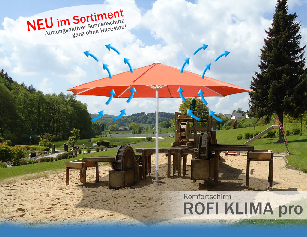 ROFI Klima Pro Gewebe luft- und wasserdurchlässig